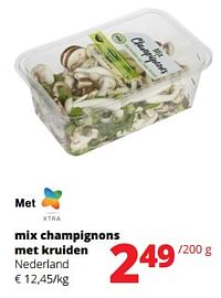 Mix champignons met kruiden-Huismerk - Spar Retail