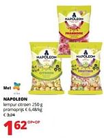 Promoties Napoleon lempur citroen - Napoleon - Geldig van 12/09/2024 tot 25/09/2024 bij Spar (Colruytgroup)