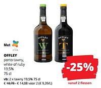 Promoties Offley tawny - Offley - Geldig van 12/09/2024 tot 25/09/2024 bij Spar (Colruytgroup)