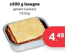 Lasagne gehakt varken