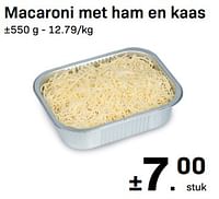 Macaroni met ham en kaas-Huismerk - Buurtslagers