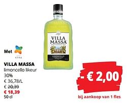 Villa massa limoncello likeur