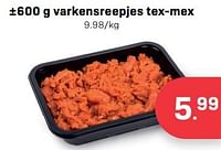 Varkensreepjes tex-mex-Huismerk - Buurtslagers