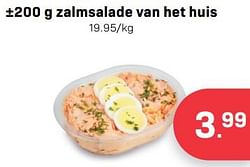 Zalmsalade van het huis