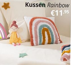 Kussen rainbow