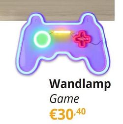 Wandlamp game