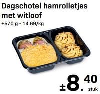 Dagschotel hamrolletjes met witloof-Huismerk - Buurtslagers