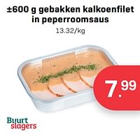 Gebakken kalkoenfilet in peperroomsaus-Huismerk - Buurtslagers