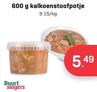 Kalkoenstoofpotje-Huismerk - Buurtslagers