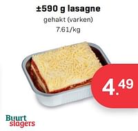 Lasagne gehakt varken-Huismerk - Buurtslagers