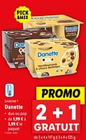 Promotions Danette - Danone - Valide de 18/09/2024 à 24/09/2024 chez Lidl