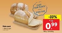 Promotions Pain carré - Produit maison - Lidl - Valide de 18/09/2024 à 24/09/2024 chez Lidl