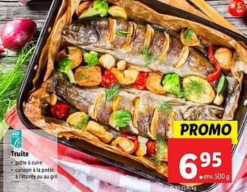 Promotions Truite - Produit maison - Lidl - Valide de 18/09/2024 à 24/09/2024 chez Lidl