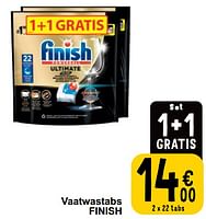 Promoties Vaatwastabs finish - Finish - Geldig van 17/09/2024 tot 23/09/2024 bij Cora