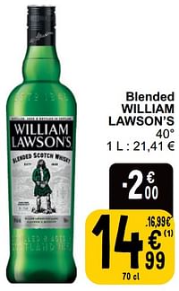 Blended william lawson’s-William Lawson