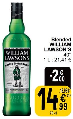 Blended william lawson’s