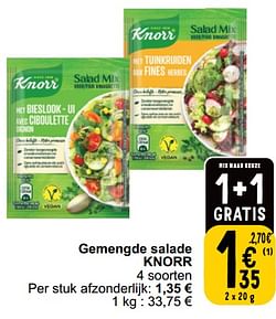 Gemengde salade knorr