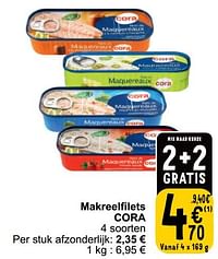 Makreelfilets cora-Huismerk - Cora