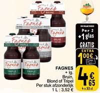 Fagnes bruin, blond of tripel-Fagnes