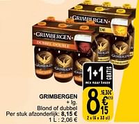 Grimbergen blond of dubbel-Grimbergen