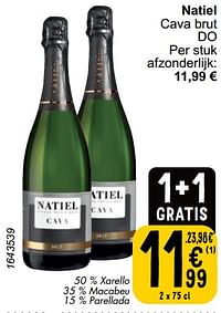 Natiel cava brut do-Schuimwijnen