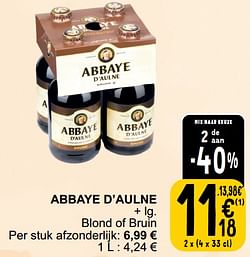 Abbaye d’aulne blond of bruin