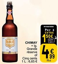 Chimay grande réserve of cinq cents-Chimay