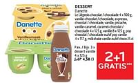 Promotions Dessert dessert vanille - Danone - Valide de 11/09/2024 à 24/09/2024 chez Alvo