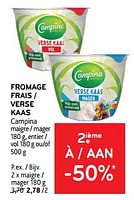 Promotions Fromage frais maigre - Campina - Valide de 11/09/2024 à 24/09/2024 chez Alvo