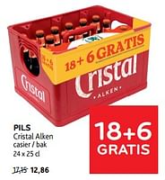 Promotions Pils cristal alken - Cristal - Valide de 11/09/2024 à 24/09/2024 chez Alvo