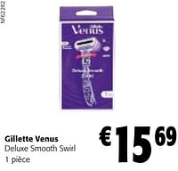 Promotions Gillette venus deluxe smooth swirl - Gillette - Valide de 11/09/2024 à 24/09/2024 chez Colruyt