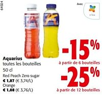 Promotions Aquarius toutes les bouteilles - Aquarius - Valide de 11/09/2024 à 24/09/2024 chez Colruyt