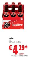 Promotions Jupiler pils - Jupiler - Valide de 11/09/2024 à 24/09/2024 chez Colruyt