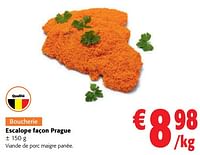 Promotions Escalope façon prague - Produit maison - Colruyt - Valide de 11/09/2024 à 24/09/2024 chez Colruyt