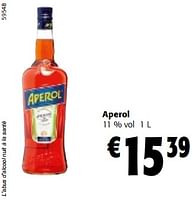 Promotions Aperol - Aperol - Valide de 11/09/2024 à 24/09/2024 chez Colruyt