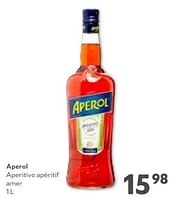 Promotions Aperol aperitivo apéritif amer - Aperol - Valide de 11/09/2024 à 24/09/2024 chez OKay