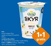 Promotions Arla yaourt maigre skyr vanille - Arla - Valide de 11/09/2024 à 24/09/2024 chez OKay