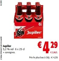 Promotions Jupiler - Jupiler - Valide de 11/09/2024 à 24/09/2024 chez Colruyt