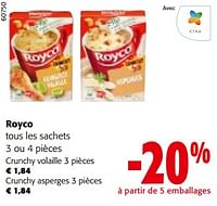 Promotions Royco tous les sachets - Royco - Valide de 11/09/2024 à 24/09/2024 chez Colruyt