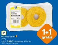 Promotions Donuts de volaille - Huismerk - Okay Buurtwinkels - Valide de 11/09/2024 à 24/09/2024 chez OKay