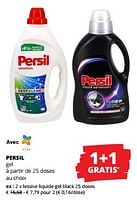 Promotions Lessive liquide gel black - Persil - Valide de 12/09/2024 à 25/09/2024 chez Spar (Colruytgroup)