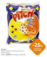 Promotions Pasquier pitch brioches aux pépites de chocolat - Brioche pasquier - Valide de 11/09/2024 à 24/09/2024 chez OKay