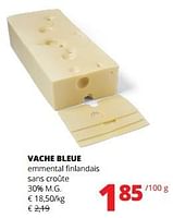 Promotions Vache bleue emmental finlandais sans croûte - Vache bleue - Valide de 12/09/2024 à 25/09/2024 chez Spar (Colruytgroup)