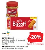 Promotions Lotus biscoff spéculoos xl - Lotus Bakeries - Valide de 12/09/2024 à 25/09/2024 chez Spar (Colruytgroup)