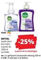 Promotions Gel lavant à la lavande relaxing - Dettol - Valide de 12/09/2024 à 25/09/2024 chez Spar (Colruytgroup)