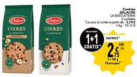 Promotions Cookies delacre la biscuiterie - Delacre - Valide de 17/09/2024 à 23/09/2024 chez Cora