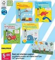 Promoties Boek met uitwisbare pagina’s - Huismerk - Aldi - Geldig van 23/09/2024 tot 29/09/2024 bij Aldi