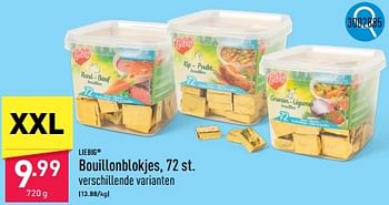 Promoties Bouillonblokjes - Liebig - Geldig van 23/09/2024 tot 29/09/2024 bij Aldi