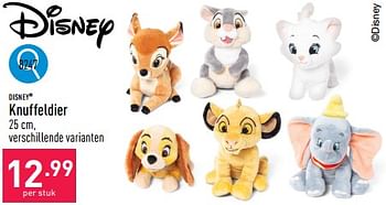 Promoties Knuffeldier - Disney - Geldig van 23/09/2024 tot 29/09/2024 bij Aldi