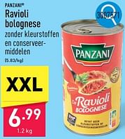 Promoties Ravioli bolognese - Panzani - Geldig van 23/09/2024 tot 29/09/2024 bij Aldi